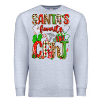 Heather Grey santa's favorite cpht Premium Sweatshirt - texasbilliewilder