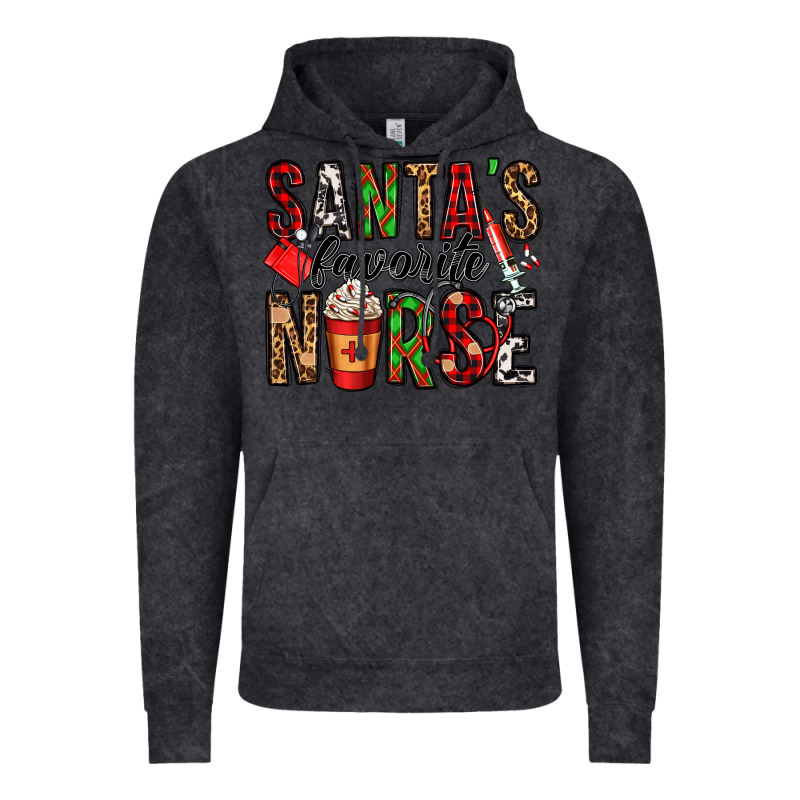 Santa's Favorite Nurse Vintage Hoodie by Jasminsmagicworld | Teevron