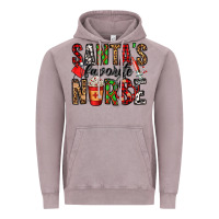 Vintage Zinc santa's favorite nurse Vintage Hoodie - Jasminsmagicworld