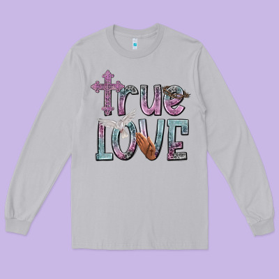 True Love Long Sleeve Tee Designed By Nancycooperartshop