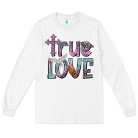 White true love Long Sleeve Tee - NancyCooperArtShop