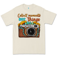 Bone collect moments not things sunflower gemstone vintage camera Premium Tee - FaDigitalArtStudio