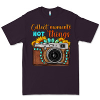 Plum collect moments not things sunflower gemstone vintage camera Premium Tee - FaDigitalArtStudio