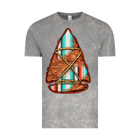 Cloud Rock turquoise serape tooled leather arrowhead Vintage Tee - Jasminsmagicworld