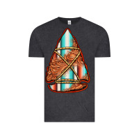 Vintage Black turquoise serape tooled leather arrowhead Vintage Tee - Jasminsmagicworld