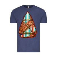 Turquoise Serape Tooled Leather Arrowhead Vintage Tee | Teevron