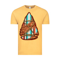Vintage Mustard turquoise serape tooled leather arrowhead Vintage Tee - Jasminsmagicworld