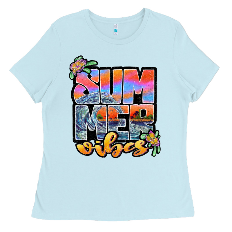 Sum Mer Vibes Ladies Tee by JahusDesignShop | Teevron
