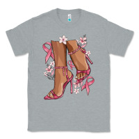 Heather Grey cancer high heels Classic Tee - MaliasSmallBusiness
