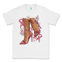 White cancer high heels Classic Tee - MaliasSmallBusiness