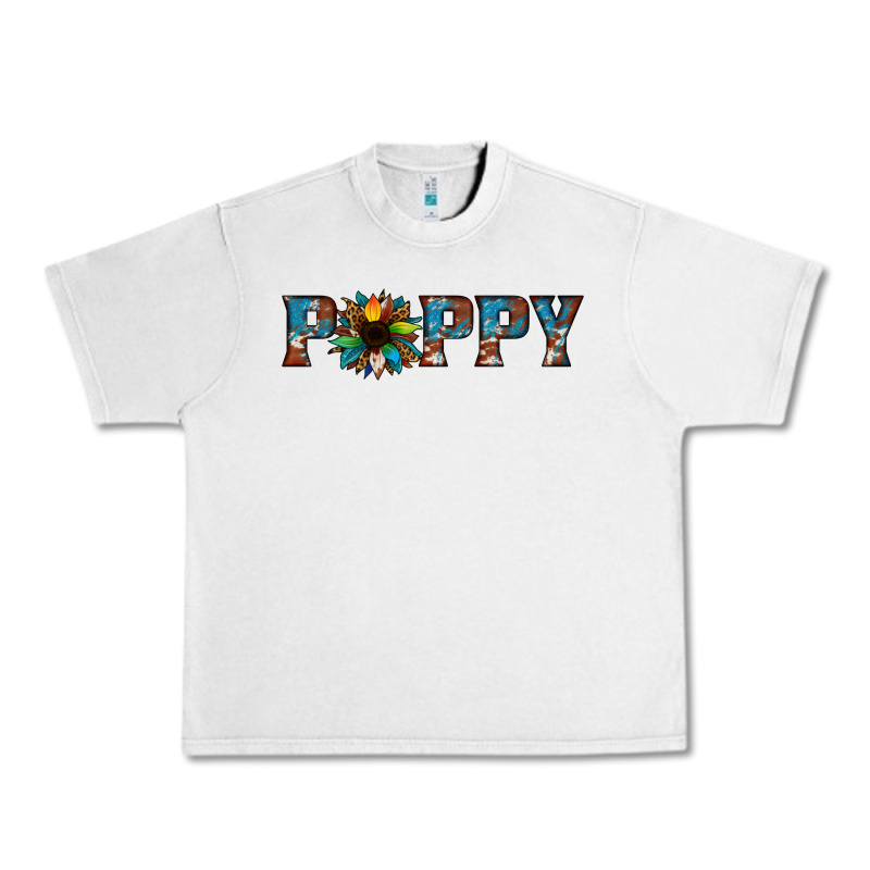 Poppy Cowhide Sunflower Urban Heavy Tee by Jasminsmagicworld | Teevron