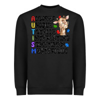 Black always unique autism Heavyweight Sweatshirt - MaliasSmallBusiness
