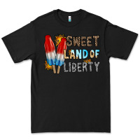 Black sweet land of liberty Premium Tee - RacoonDesign