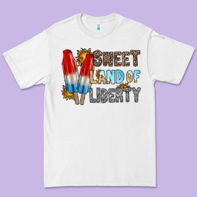 Sweet Land Of Liberty Premium Tee Designed By Racoondesign