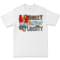 White sweet land of liberty Premium Tee - RacoonDesign