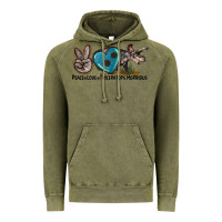 Vintage Olive peace love triceratops horridus Vintage Hoodie - LillyAllenDesigns