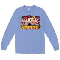 Colony Blue trippy hippie Long Sleeve Tee - NancyCooperArtShop