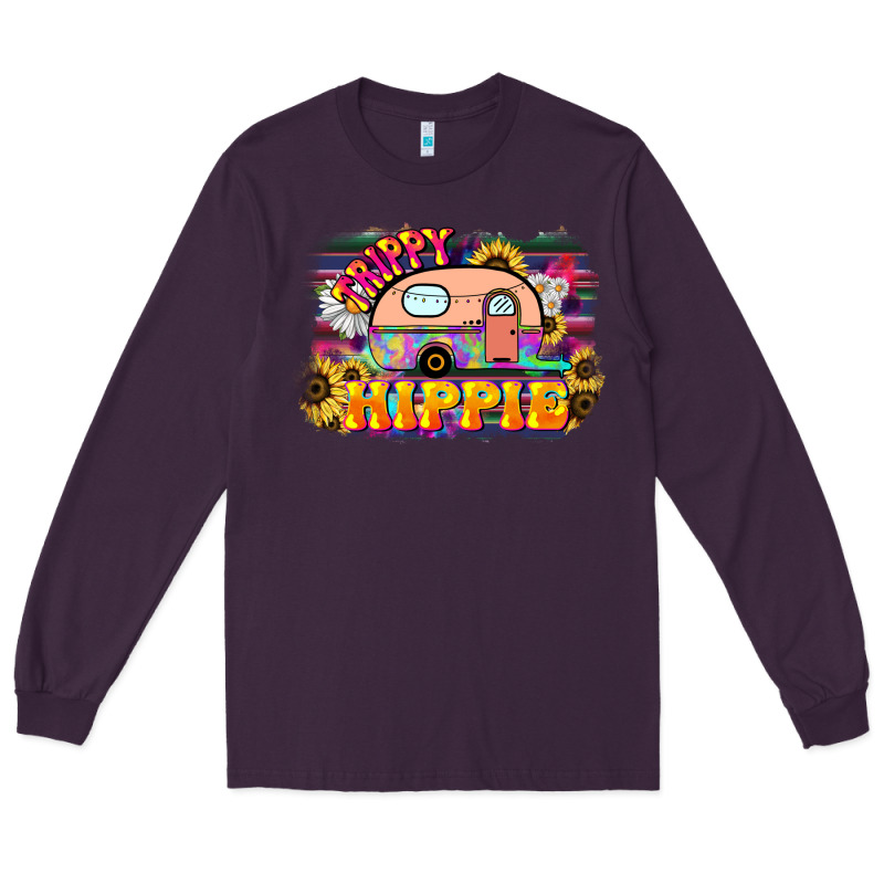 Trippy Hippie Long Sleeve Tee by NancyCooperArtShop | Teevron