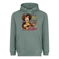 Sage Ay, ay, ay canta y no llores! Heavyweight Hoodie - NancyCooperArtShop