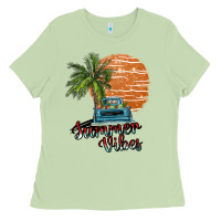 Matcha summer vibes Ladies Tee - SublimationCraftShop