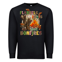 Black Flannels boots and bonfires Premium Sweatshirt - NancyCooperArtShop