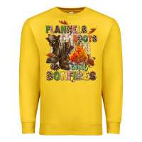Lemon Flannels boots and bonfires Premium Sweatshirt - NancyCooperArtShop