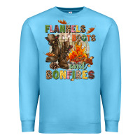 Ocean Blue Flannels boots and bonfires Premium Sweatshirt - NancyCooperArtShop