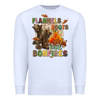 White Flannels boots and bonfires Premium Sweatshirt - NancyCooperArtShop