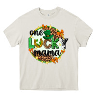 Cream One lucky mama  St. Patricks Day Heavy Core Tee - Neo Western