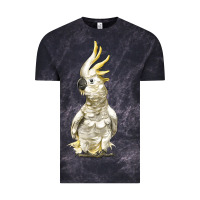 Cloud Black Cockatoo Bird Vintage Tee - LillyAllenDesigns
