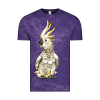 Cloud Purple Cockatoo Bird Vintage Tee - LillyAllenDesigns