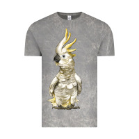 Cloud Rock Cockatoo Bird Vintage Tee - LillyAllenDesigns