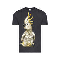 Vintage Black Cockatoo Bird Vintage Tee - LillyAllenDesigns
