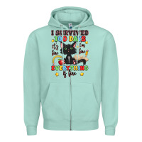 Seafoam i survived 100 days it's fine i'm fine Zipper Hoodie - Artiststas