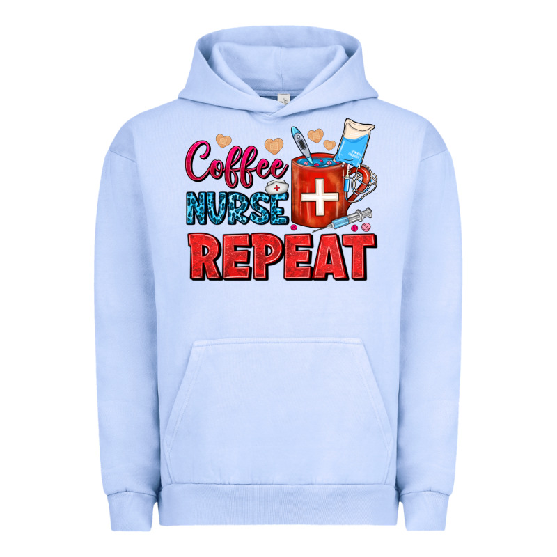 Coffee Nurse Repeat Urban Hoodie by FaDigitalArtStudio | Teevron