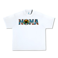 White nana cowhide sunflower Urban Heavy Tee - Jasminsmagicworld
