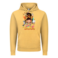 Vintage Mustard art teacher messy bun Vintage Hoodie - NancyCooperArtShop