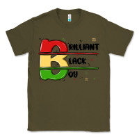 Army Green black boy Classic Tee - MaliasSmallBusiness