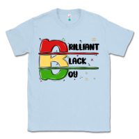 Dusty Blue black boy Classic Tee - MaliasSmallBusiness