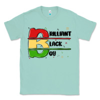 Seafoam black boy Classic Tee - MaliasSmallBusiness