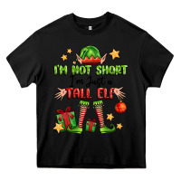 Black im not  im just a tall elf Heavy Core Tee - FaDigitalArtStudio