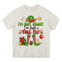 Cream im not  im just a tall elf Heavy Core Tee - FaDigitalArtStudio
