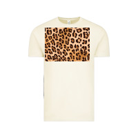 Vintage Arctic leopard background gold 3200x2400 Vintage Tee - AdoDesignShop