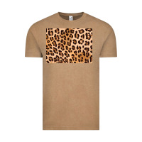 Vintage Coffee leopard background gold 3200x2400 Vintage Tee - AdoDesignShop