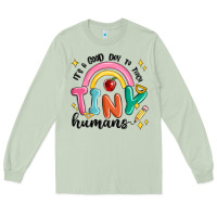 Matcha its a good day to teach tiny humans Long Sleeve Tee - MaliasSmallBusiness