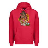 Cardinal Western Rabbit with sunflowers Easter Day Premium Hoodie - HowdyJamesFarm