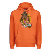 Carrot Western Rabbit with sunflowers Easter Day Premium Hoodie - HowdyJamesFarm