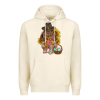 Tofu Western Rabbit with sunflowers Easter Day Premium Hoodie - HowdyJamesFarm