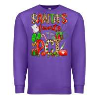 Purple santa's favorite pct Premium Sweatshirt - texasbilliewilder