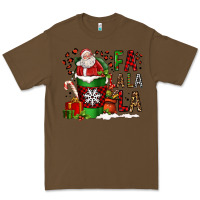 Cacao fa la la la la christmas santa claus coffee cup Premium Tee - FaDigitalArtStudio